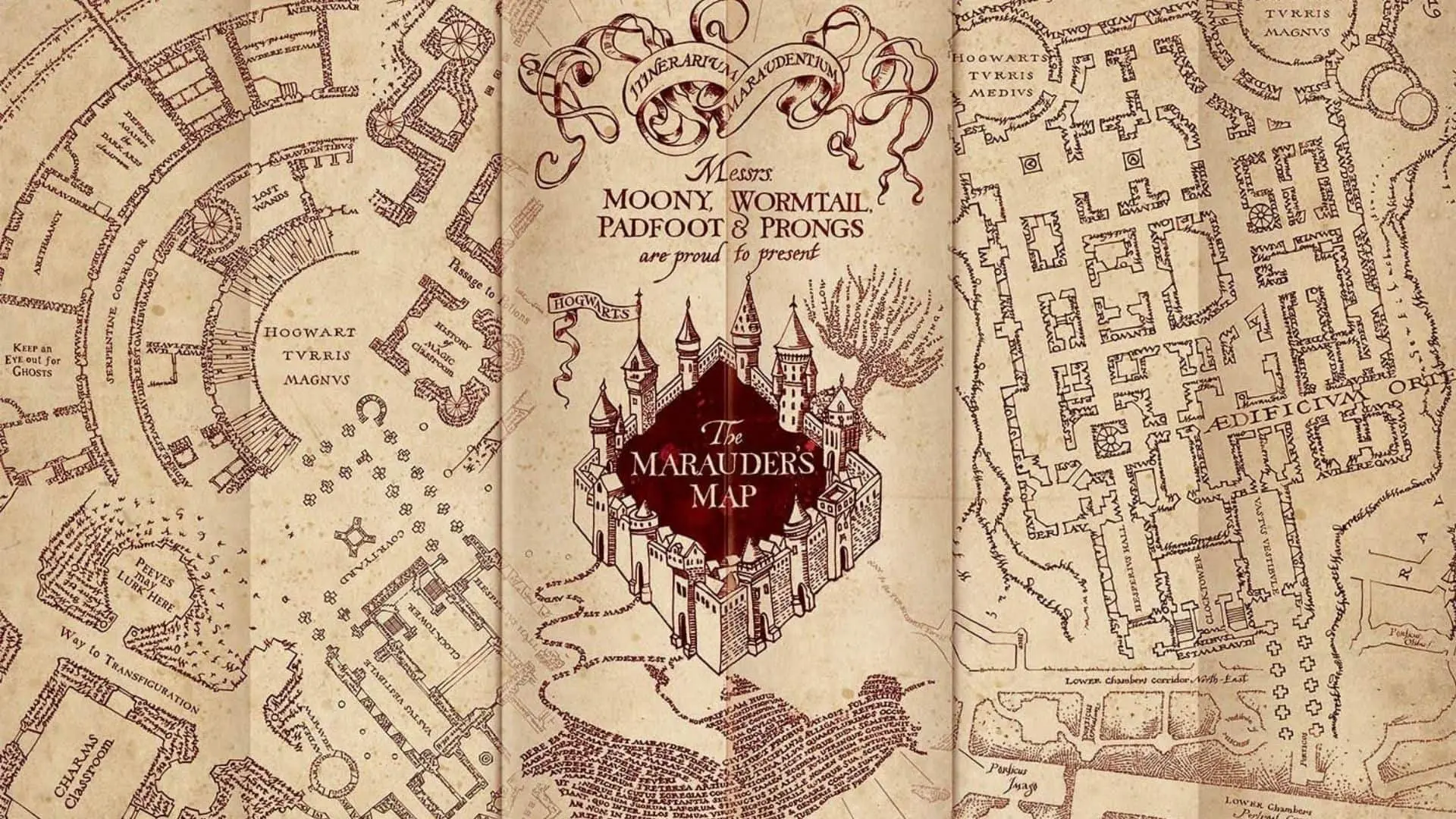 Harry Potter Mappa del Malandrino